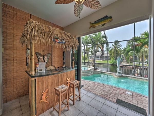 Cape Coral Vacation Home with Pool and Boat Dock 14 Guests