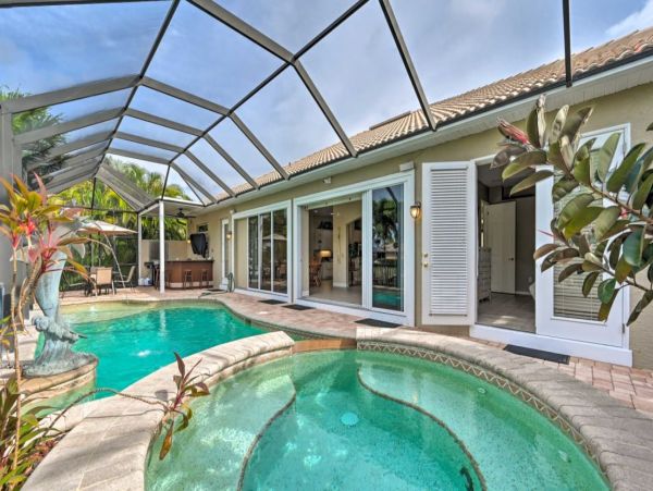 Cape Coral Vacation Home with Pool and Boat Dock 14 Guests