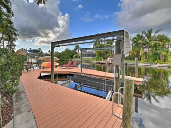 Cape Coral Vacation Home with Pool and Boat Dock 14 Guests
