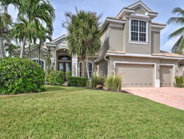 Cape Coral Vacation Home with Pool and Boat Dock 14 Guests