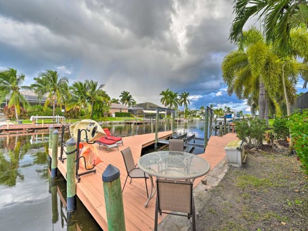 Cape Coral Vacation Home with Pool and Boat Dock 14 Guests
