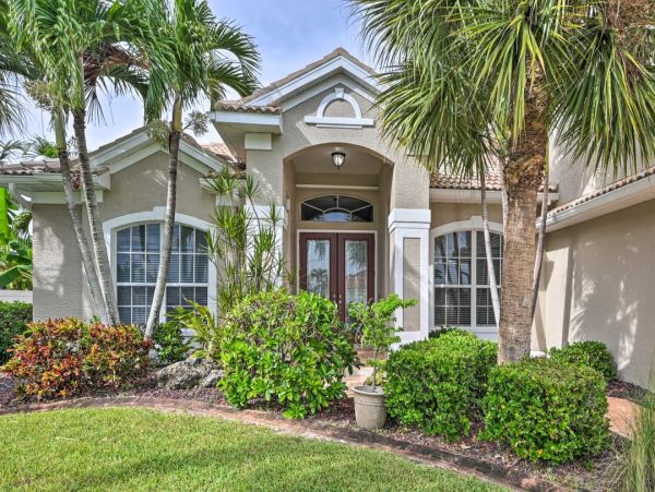 Cape Coral Vacation Home with Pool and Boat Dock 14 Guests