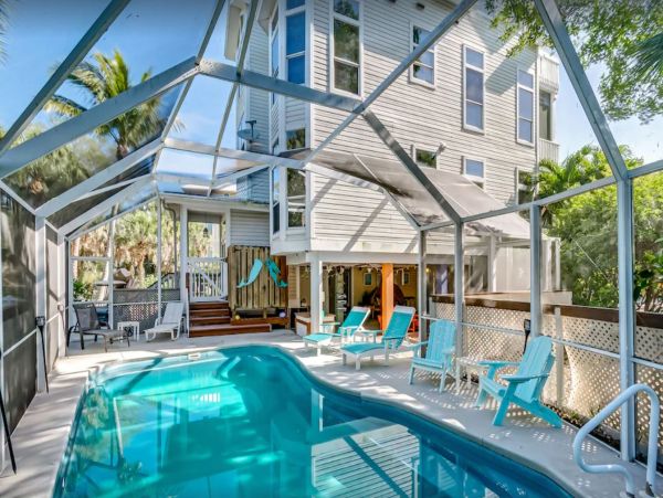 North Captiva Island Luxury Vacation Rental  Captiva Beach Vacation Home with Pool & Gulf Views