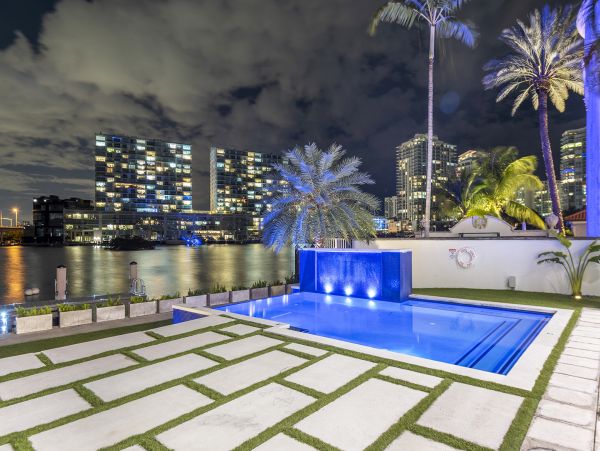 Magnific Bay View Five-Bedroom Rental Home in Sunny Isles