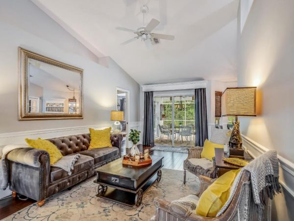 Three Bedroom Home in Naples with Pool & Screened Lanai