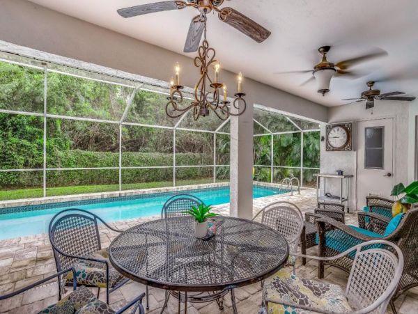 Three Bedroom Home in Naples with Pool & Screened Lanai