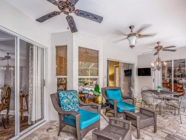 Three Bedroom Home in Naples with Pool & Screened Lanai