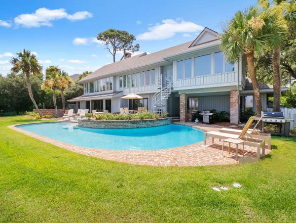 Hilton Head Luxury Oceanfront Home With Pool & Spa Sleeps 28