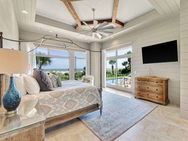 Hilton Head Luxury Oceanfront Home Eight Bedrooms Pool & Spa