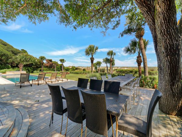 Hilton Head Luxury Oceanfront Home Eight Bedrooms Pool & Spa