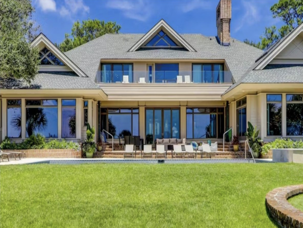 Hilton Head Luxury Oceanfront Home Eight Bedrooms Pool & Spa