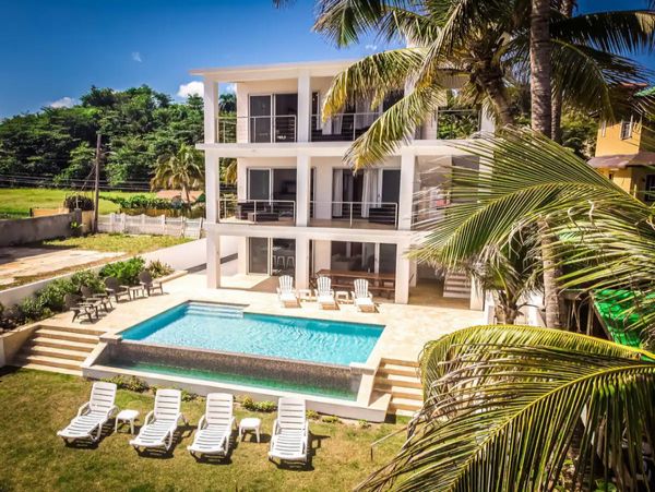Six Bedroom Beach Home in Puerto Rico with Pool & Views