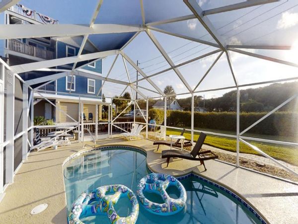 Crescent Beach Four Bedroom Home Ocean & River Views