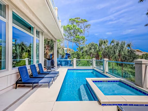 Hilton Head Luxurious Oceanview Home with Pool and Elevator