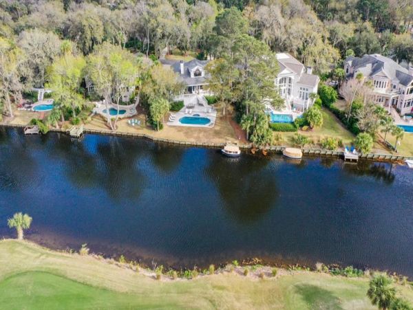 Hilton Head Golf Course View Five Bedroom Rental Home