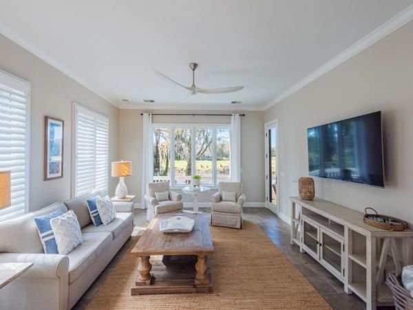 Hilton Head Golf Course View Five Bedroom Rental Home