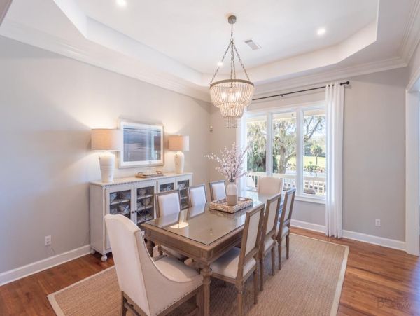 Hilton Head Golf Course View Five Bedroom Rental Home