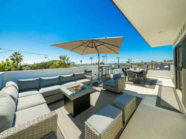 Walk to Tourmaline Beach from This Great Ocean View Rental