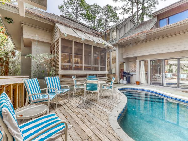 Hilton Head Vacation Home Four Bedroom Walk to Beach