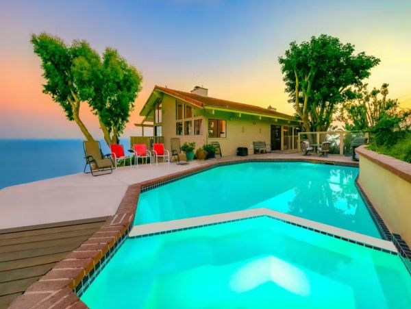 Ocean View Malibu Vacation Pool Home Sleeps 10 Guests