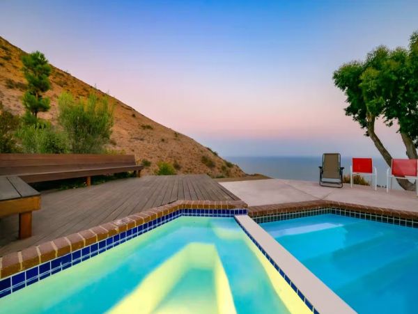Ocean View Malibu Vacation Pool Home Sleeps 10 Guests
