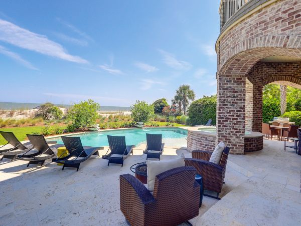 Luxury Hilton Head Vacation Pool Home On Beach Nine Bedroom