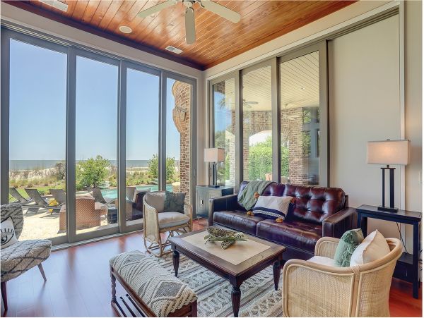 Luxury Hilton Head Vacation Pool Home On Beach Nine Bedroom