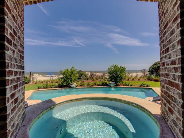 Luxury Hilton Head Vacation Pool Home On Beach Nine Bedroom