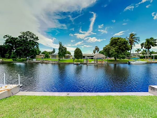 Cape Coral Waterfront Home with Heated Pool and Boat Dock