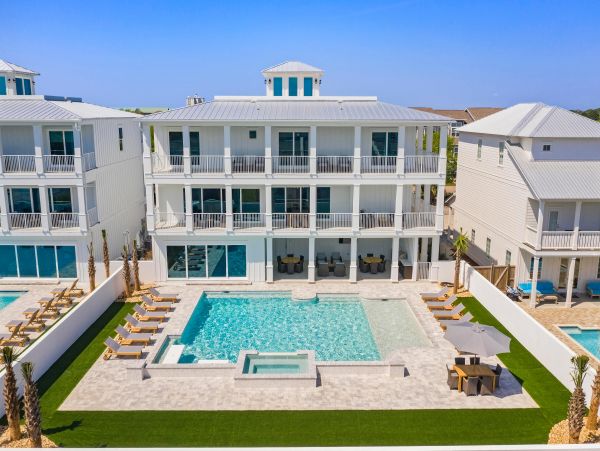Luxury Miramar Beach Nine Bedroom Pool Home Sleeps 28 Guests