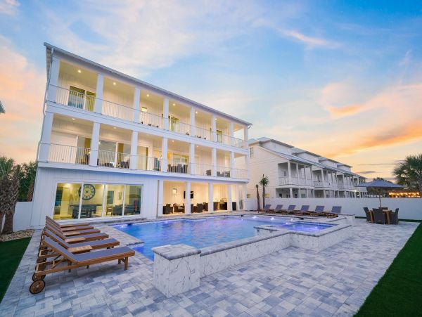 Luxury Miramar Beach Nine Bedroom Pool Home Sleeps 28 Guests