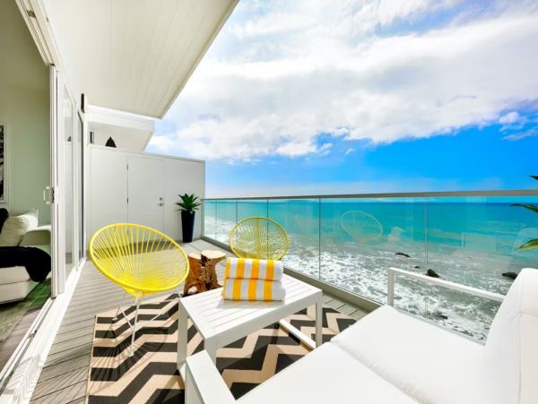 Luxury Malibu Three Bedroom Oceanfront Vacation Beach. Home