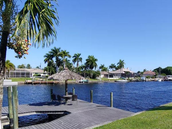 Cape Coral Canal-Front Home with Heated Pool and Boat Dock