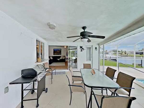 Cape Coral Canal-Front Home with Heated Pool and Boat Dock
