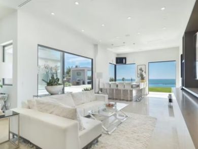 Malibu Six Bedroom Rental Home with Beach Across the Street