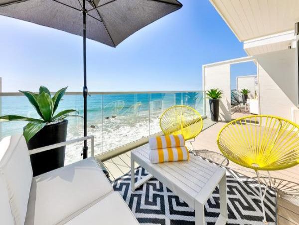 Stunning Views Malibu Vacation Rental One Bedroom on Beach
