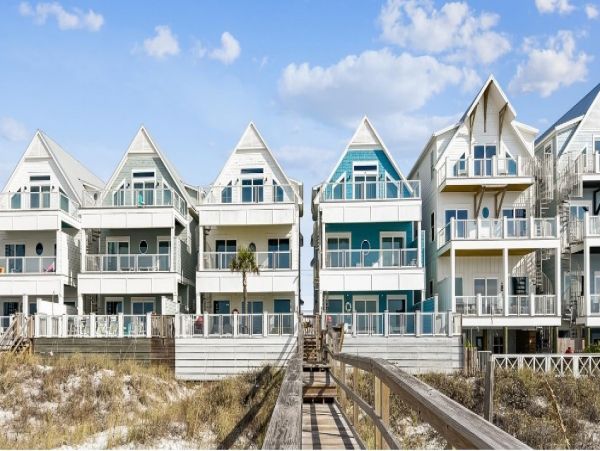Ocean-Front Panama City Seven Bedroom Vacation Pool Home