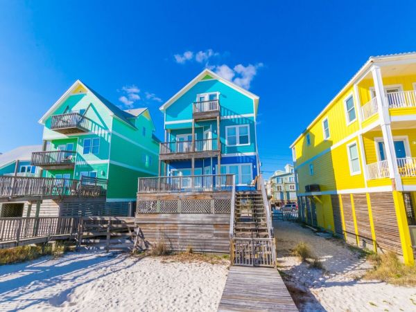 On Beach Gulf Shores Vacation Pool Home Eight Bedrooms