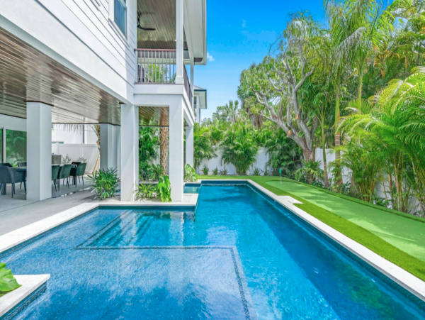 Luxury Walk to Beach Home with Private Pool in Anna Maria Island