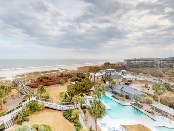 Hilton Head Vacation Penthouse with Loft Ocean View