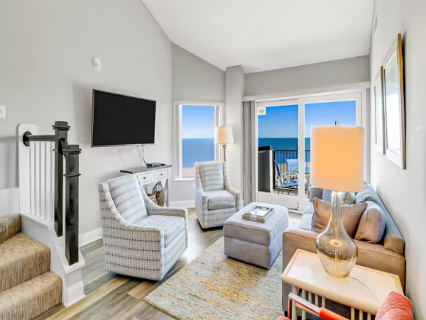 Hilton Head Vacation Penthouse with Loft Ocean View