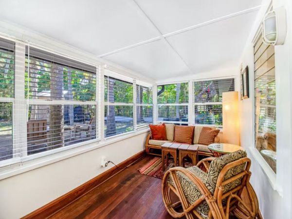 Two Waterfront Vacation Cottages with Dock in Sarasota
