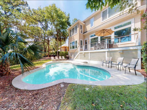 Hilton Head Island Pool Home with Boat Dock