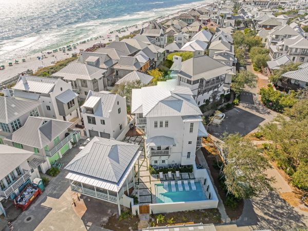 Inlet Beach Vacation Pool Home Six Bedroom + Guest House