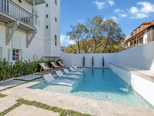 Inlet Beach Vacation Pool Home Six Bedroom + Guest House