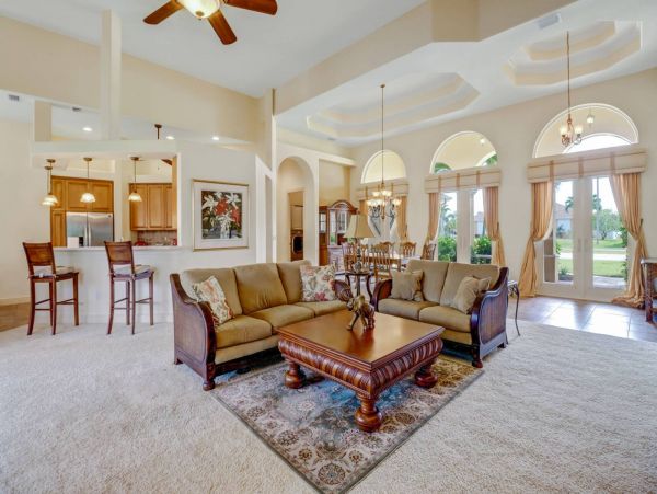 Water Views Cape Coral Vacation Pool Home Three Bedrooms