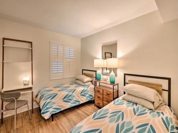 Naples Walk to Beach Vacation Condo Two Bedrooms With Pool