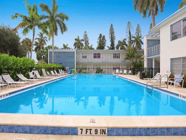Naples Walk to Beach Vacation Condo Two Bedrooms With Pool
