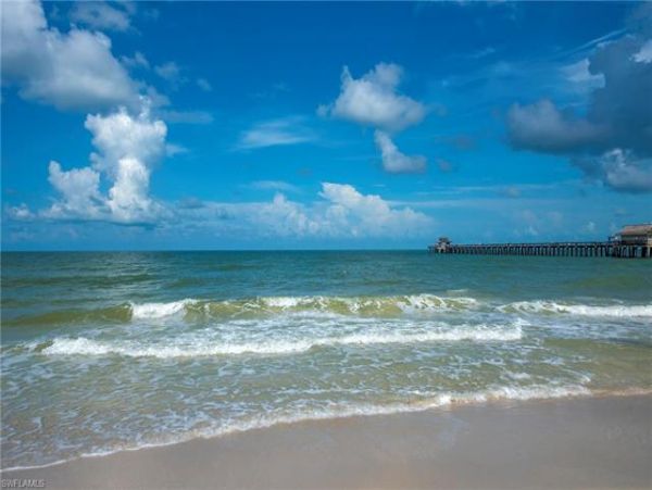 Naples Walk to Beach Vacation Condo Two Bedrooms With Pool