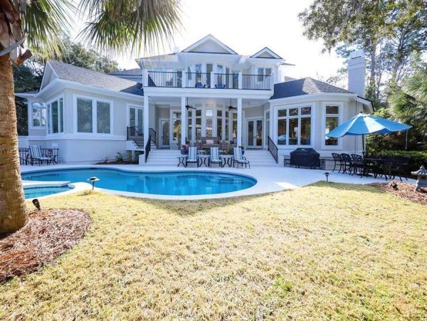 Hilton Head Island Home With Pool, Spa And Golf Views